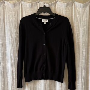 Free Assembly Black Cardigan Sweater L